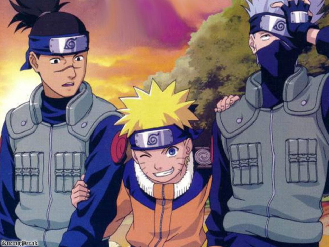 Iruka, Kakashi, Jiraiya son parte vital de su camino ninja.