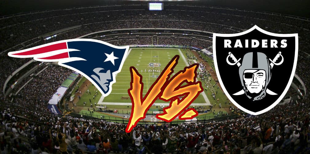 Patriotas de Nueva Inglaterra vs. Raiders de Oakland en vivo NFL en México 2017