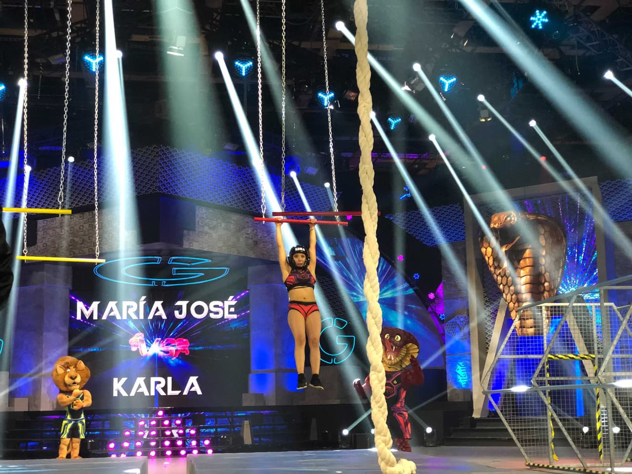 En Túneles Curzados, el punto se anuló entre María José y Karla tras pasar los tres intentos.