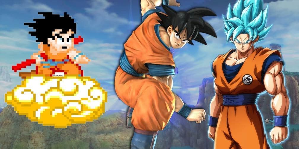 ¡Así ha evolucionado 'Gokú' en los videojuegos a lo largo de los años!