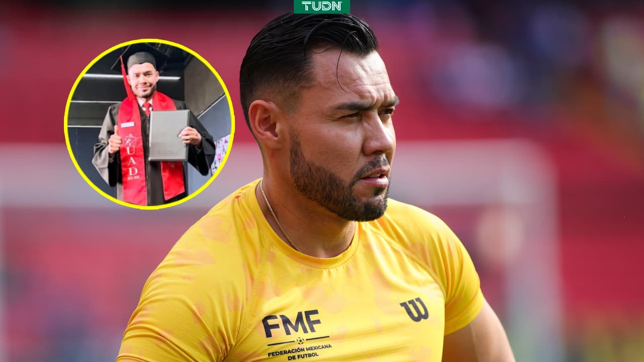 Marco 'Gato' Ortiz presume título universitario de cara a la Liguilla