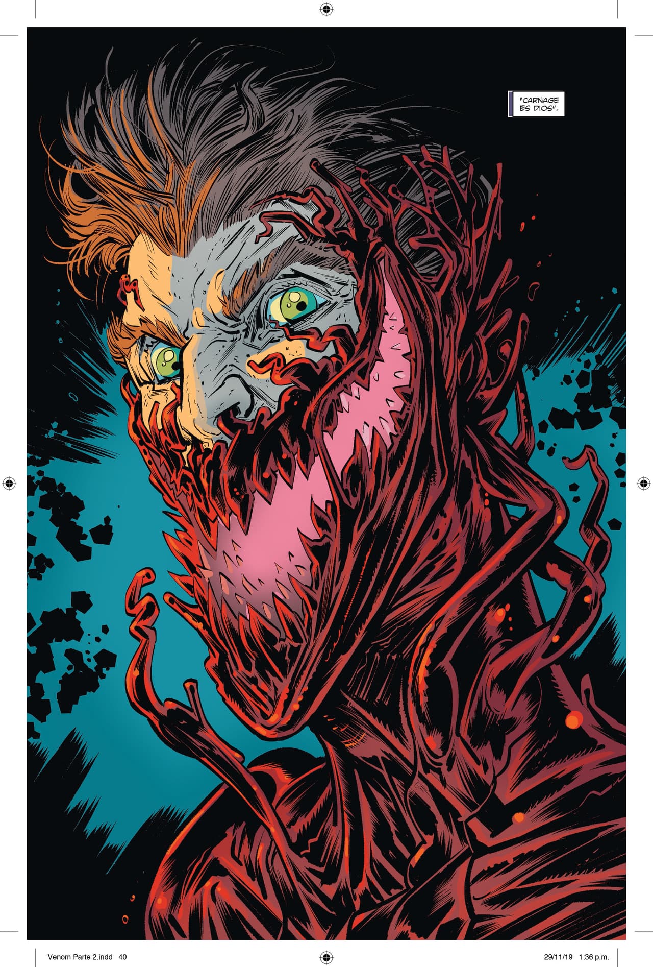 Si pensabas que Cletus Kasady estaba muerto, te tenemos noticias...