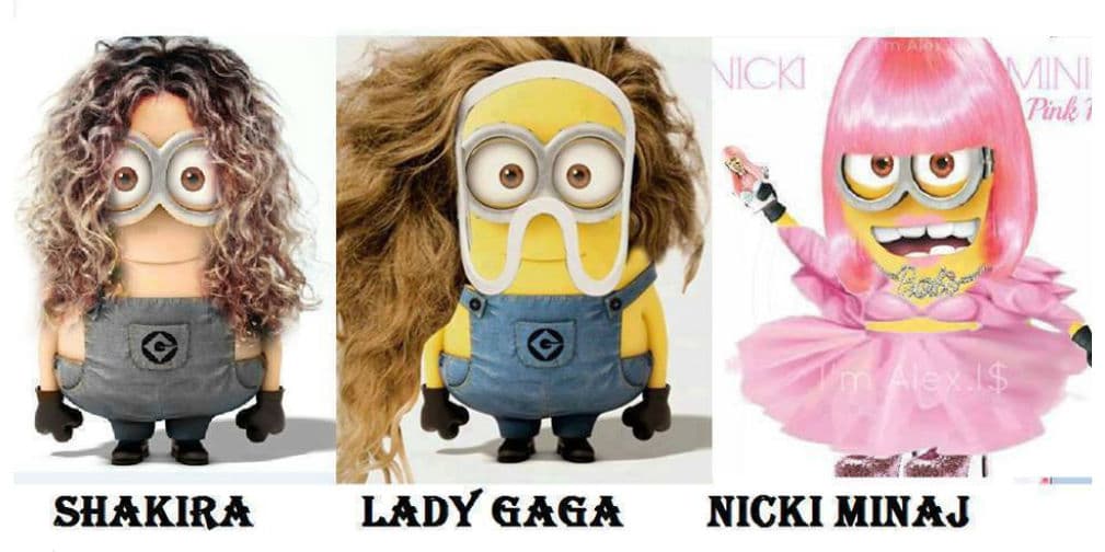 Las estrellas de la música en versión Minion, ¿cuál nos faltó?