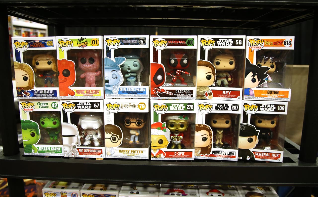 Figuras Funko Pop en la convención ToyCon 2020
