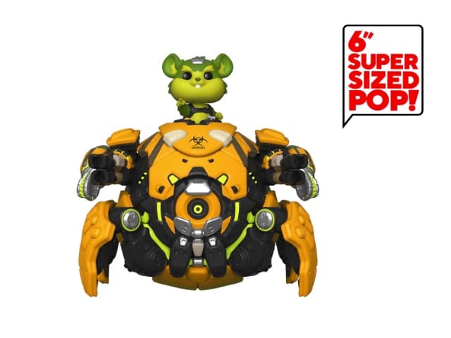 Otro de los funkos gigantes que llegarán será esta "Biohazard Wrecking Ball" enorme.