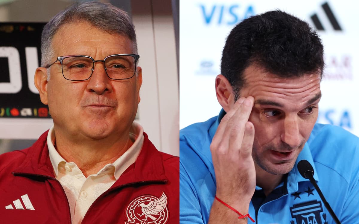 Foto del Tata Martino con Scaloni tras derrota de México se vuelve viral