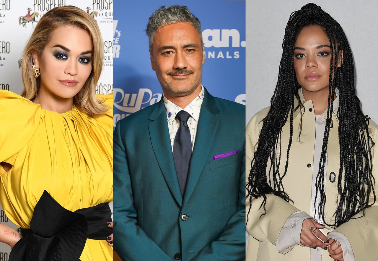 ¡Ah, caray! Taika Waititi es captado besándose con Rita Ora y Tessa Thompson