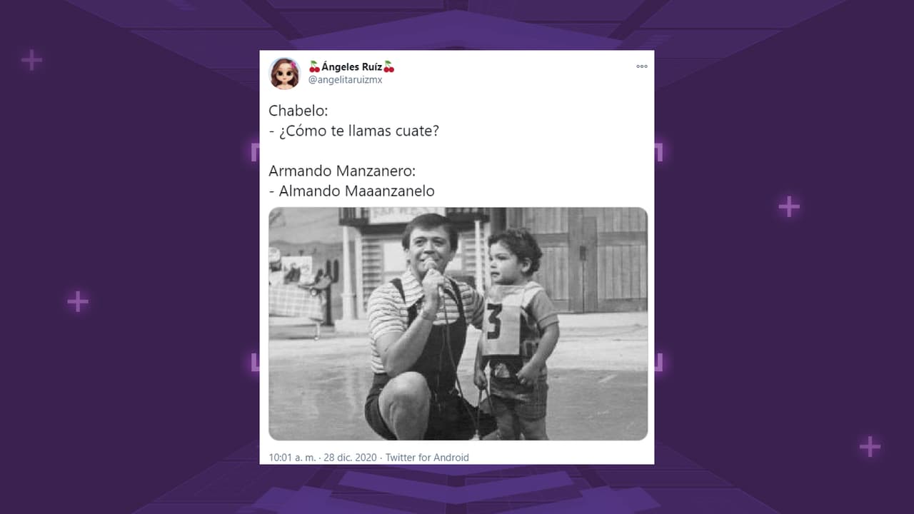 Este mismo meme salió pero con un tocayo de Manzanero: Diego Armando Maradona, quién igualmente murió este año.