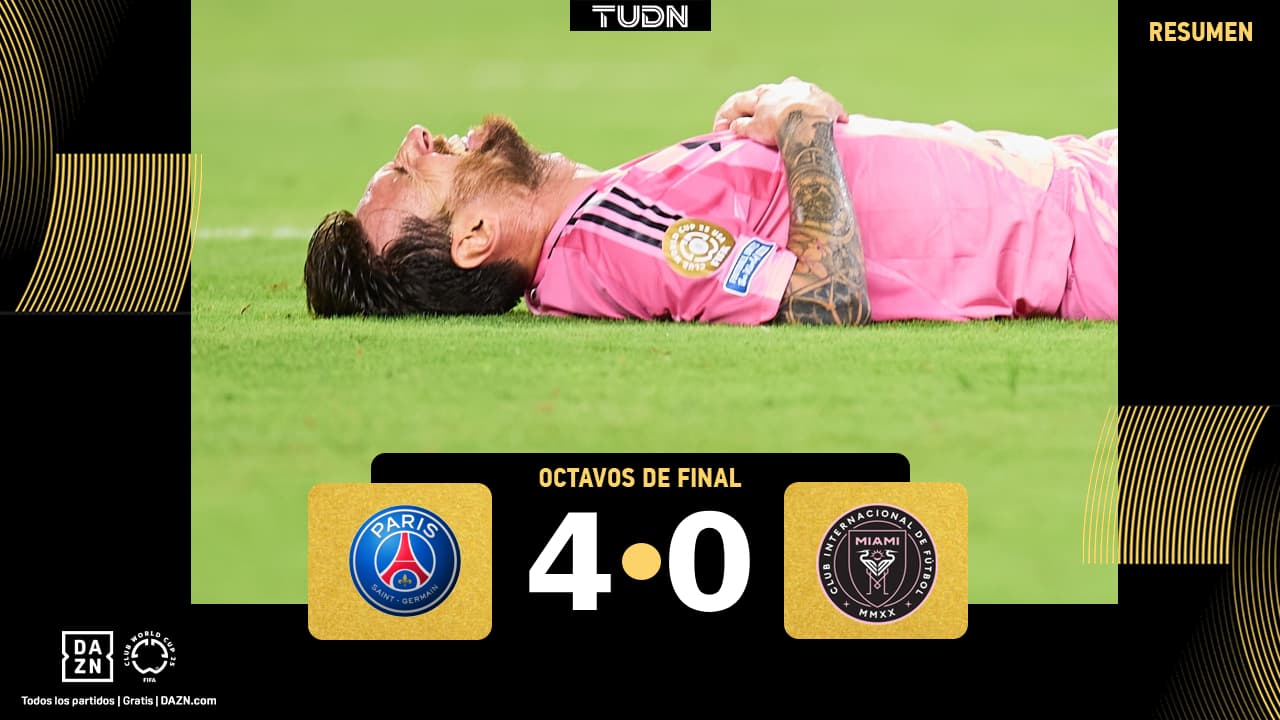 Ni meten las manos: Un PSG muy superior golea al Inter de Messi