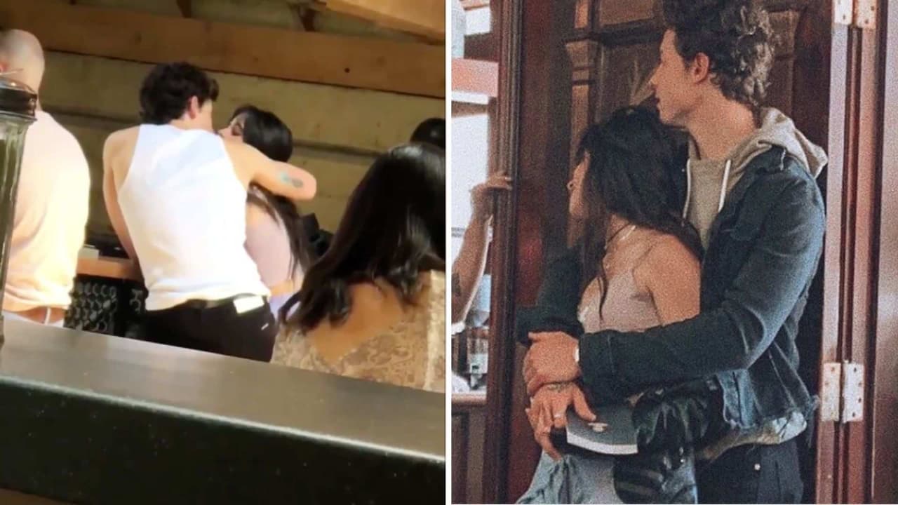 El beso entre Camila Cabello y Shawn Mendes