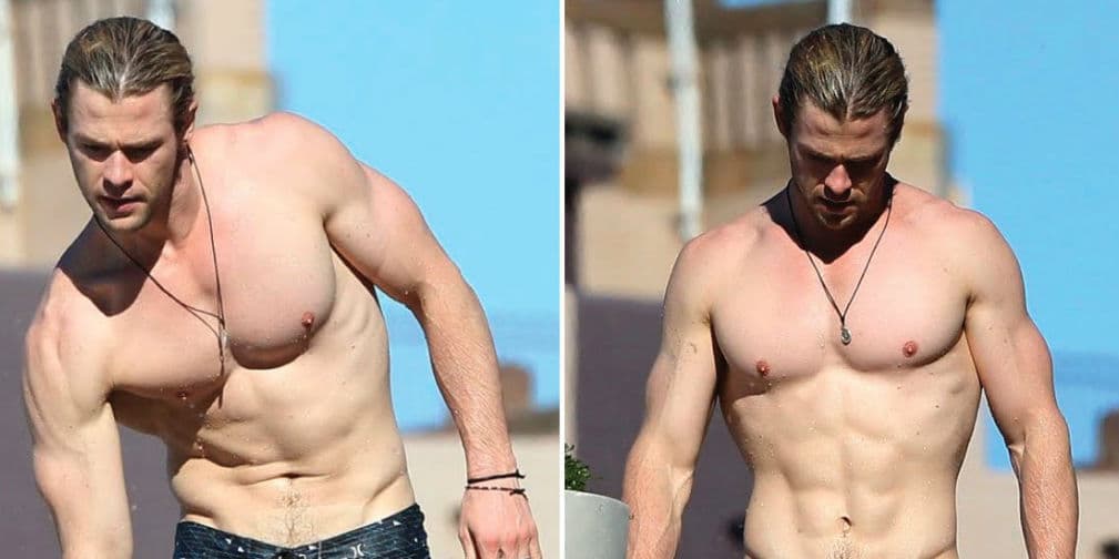 9. Chris Hemsworth: En 2014 fue nombrado por la revista People el hombre vivo más sexy, ¡te amamos Thor!