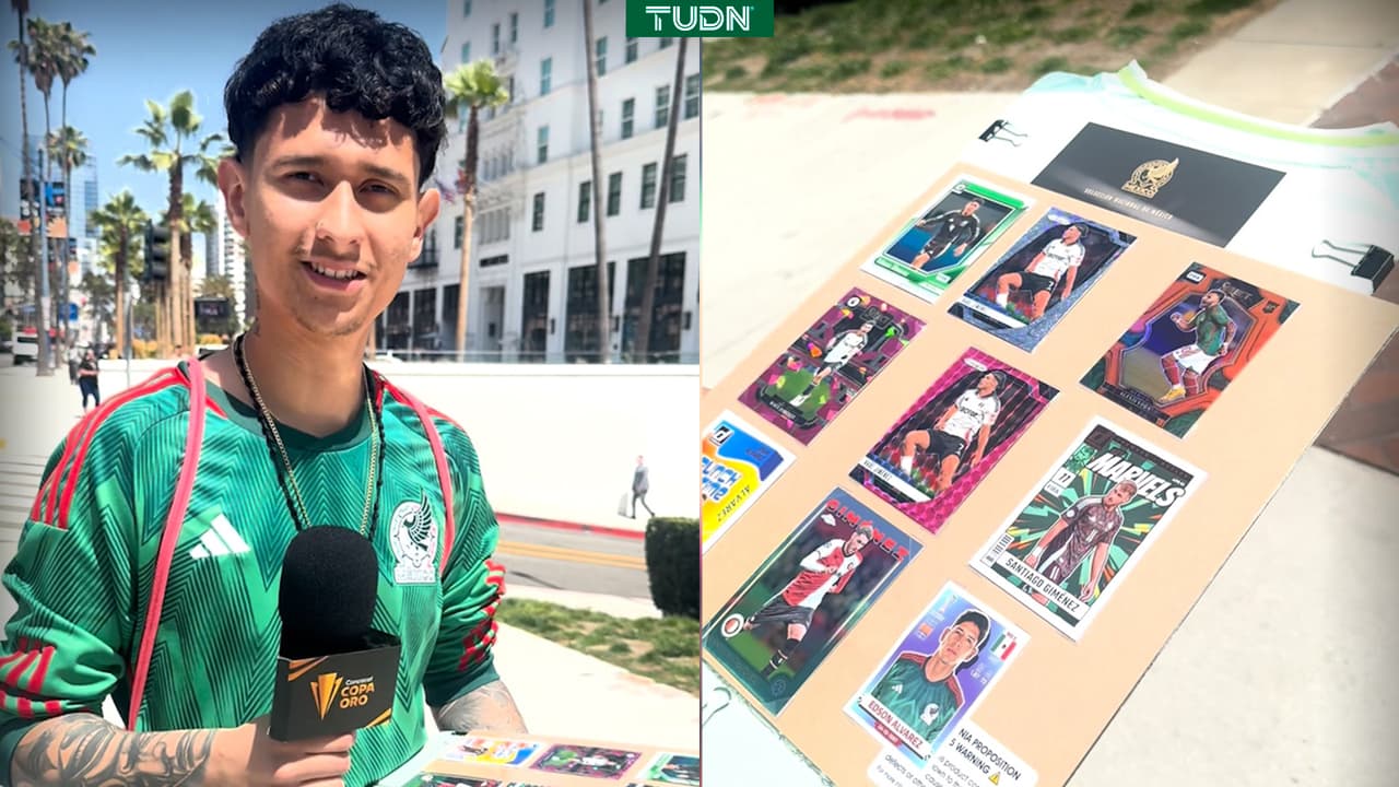Aficionado al Tri gasta fuerte cantidad en tarjetas coleccionables rumbo a Copa Oro