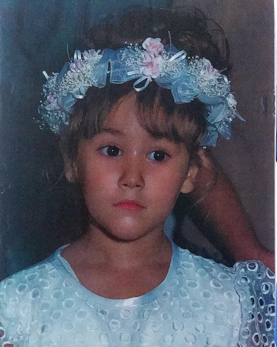 ¡Qué tierna! Así se veía Paulette a los 6 años.