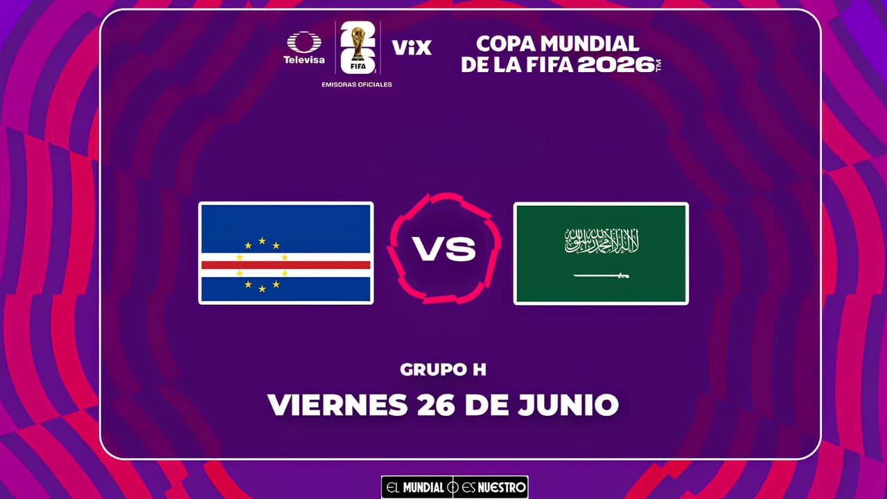 Cabo Verde vs. Arabia Saudita: Ve EN VIVO el partido del Grupo H