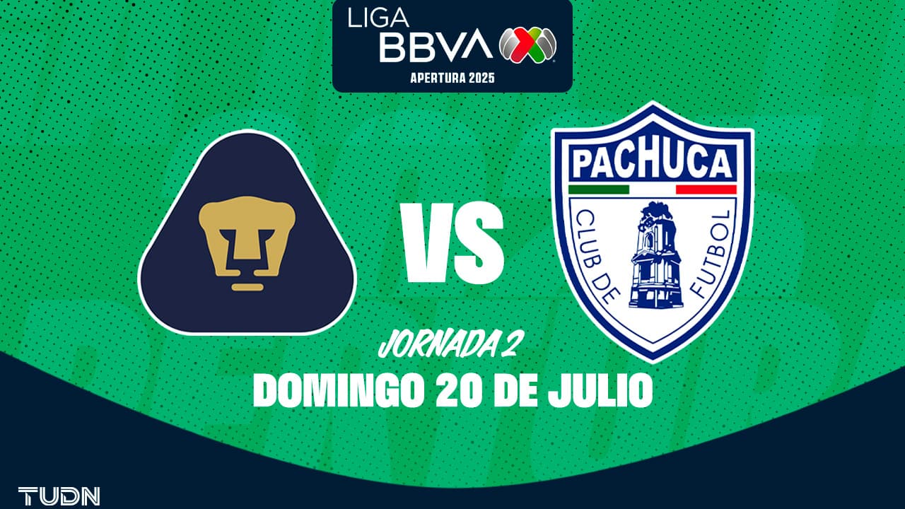 Horario y dónde ver el Pumas vs. Pachuca del Apertura 2025