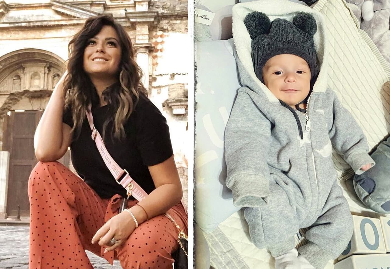 Mariana Echeverría posa en traje de baño y Lucca enternece con sus lentes de sol