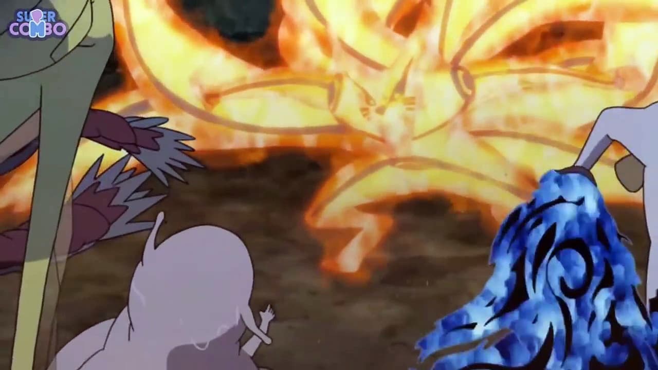 Si la primera vez que lo vimos contra el Bijuu de Gaara nos emocionó (aunque en realidad no era él), la vez que se enfrentó a los otros Bijuus fue épica.