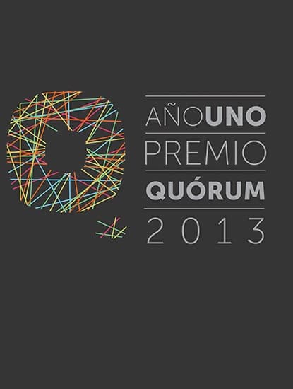 Logo oficial, Premio Quórum 2013