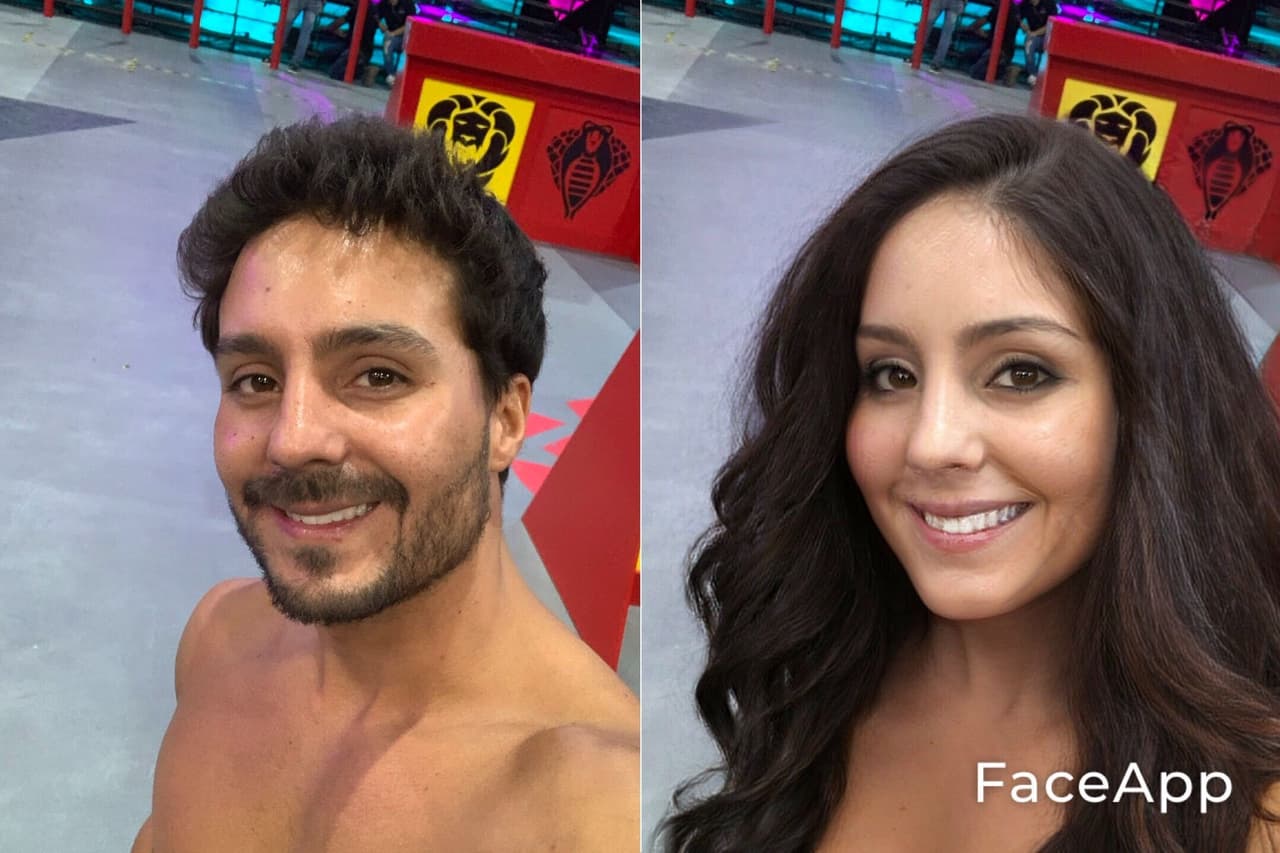 Julio Ron se parece a mucho a la actriz Diana Bovio.