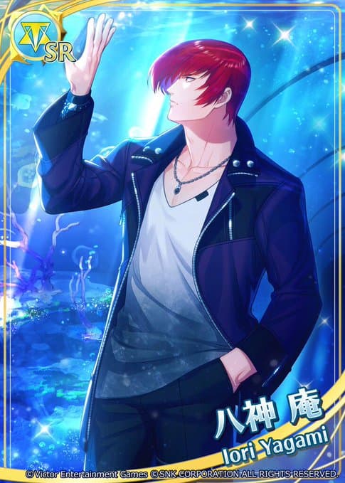 Iori dice que detesta la violencia, aunque sus acciones muestran algo un poco contrario. De cualquier manera, es interesante verlo tan tranquilo.