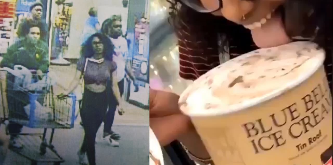Fue detenida la chica que lamió un bote de helado y luego lo regresó al refrigerador en una tienda