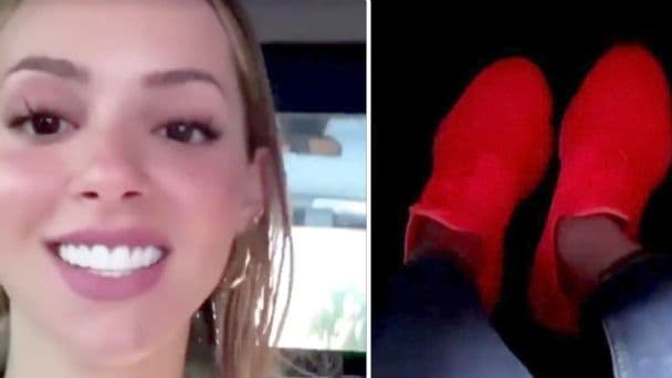 "¿Quieres ver mis tenis? FosfoFosfo", un comercial involuntario de Mariana Rodríguez ignorando a su esposo, Samuel García, el ex senador que tuvo un escándalo con ella en un live por decirle que enseñaba "mucha pierna".