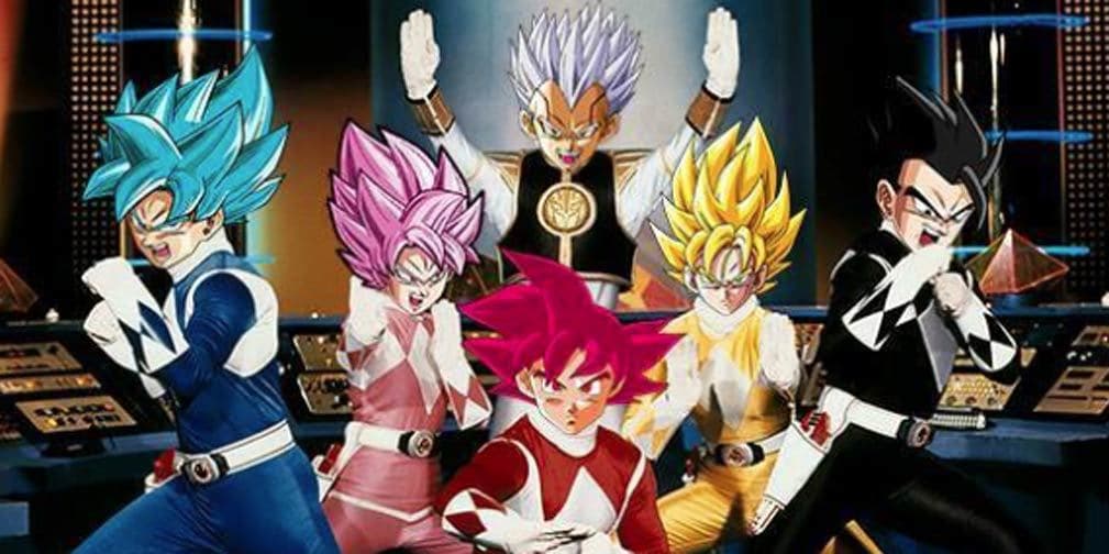 ¡Un fan mezcló a 'Dragon Ball' con los 'Power Rangers' y el resultado fue increíble!