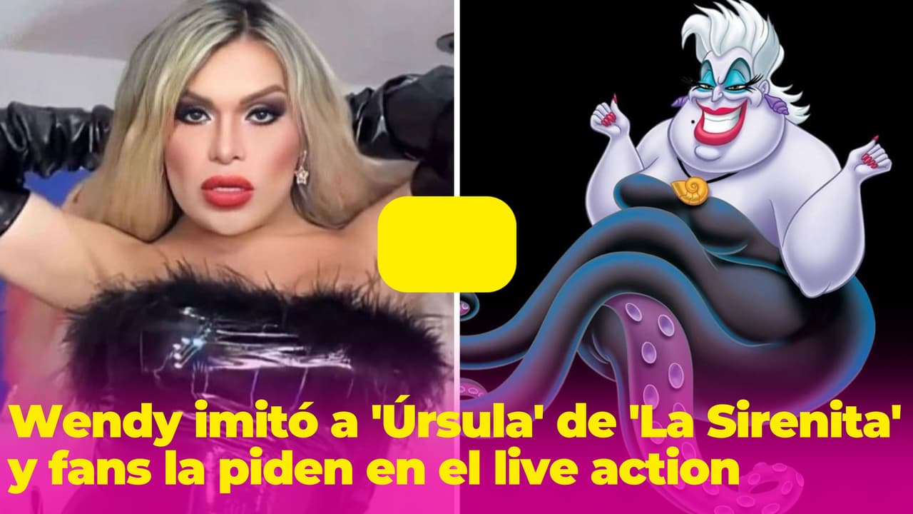 Wendy cantó como Úrsula de 'La Sirenita' y le salió mejor que el live action: "Pónganla en la película"