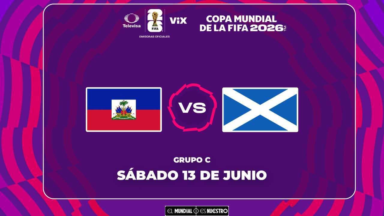 Horario y dónde ver el Haití vs. Escocia del Mundial 2026