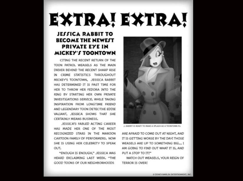 Nuevo diseño de Jessica Rabbit