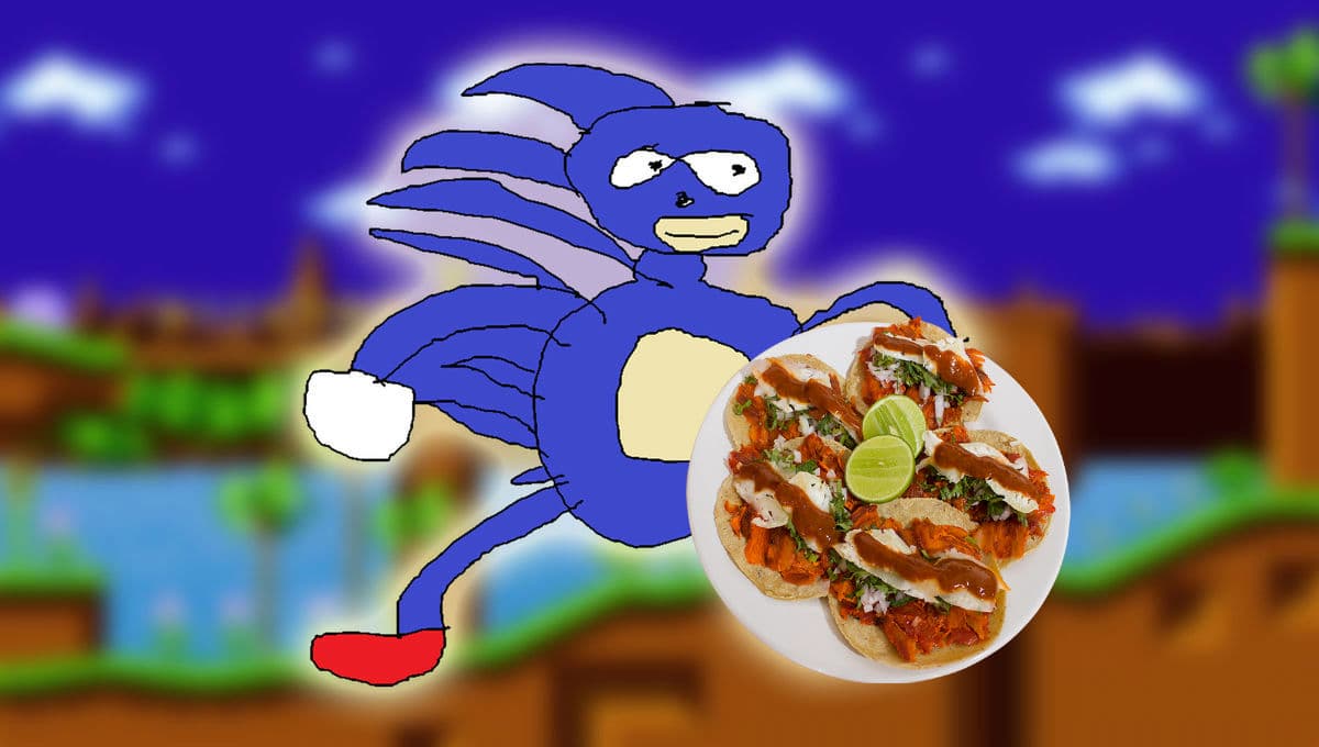 "Sonic" vende taquitos en un comercial muy extraño
