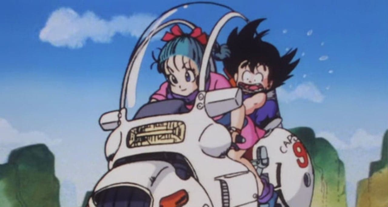 Así se veían originalmente Gokú y Bulma