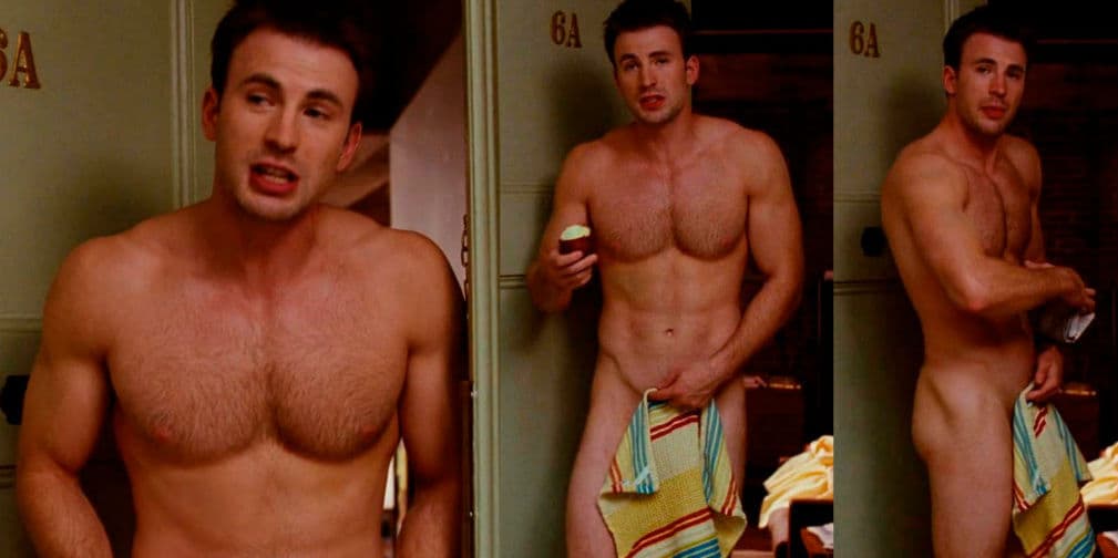 3. Chris Evans: El Capitán América más candente del cine no podía faltar en esta lista.