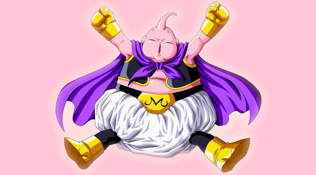 Majin Boo nos podrá parecer tierno y pachoncito. Pero no se nos olvide que al principio fue toda una máquina de matar que metió más que temor en los Guerreros Z. Sumemos que, literalmente, su dieta eran sus enemigos.