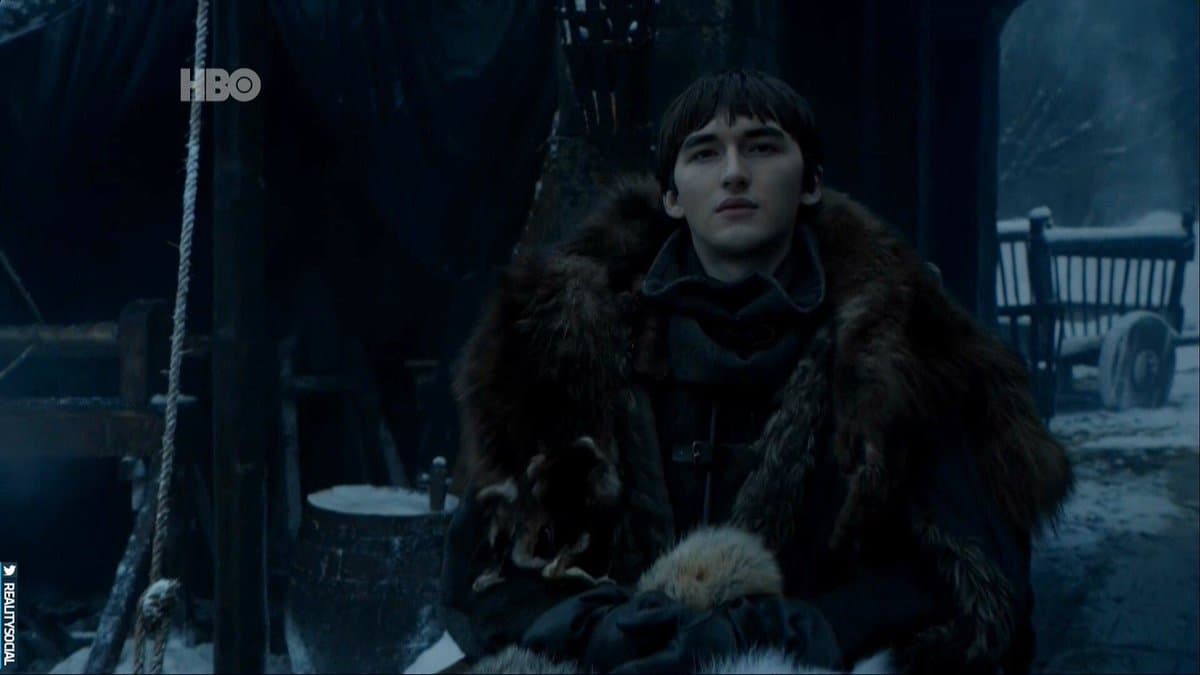 La cara de Bran al encontrarse, cara a cara, con el hombre que intentó matarlo cuando era más pequeño.