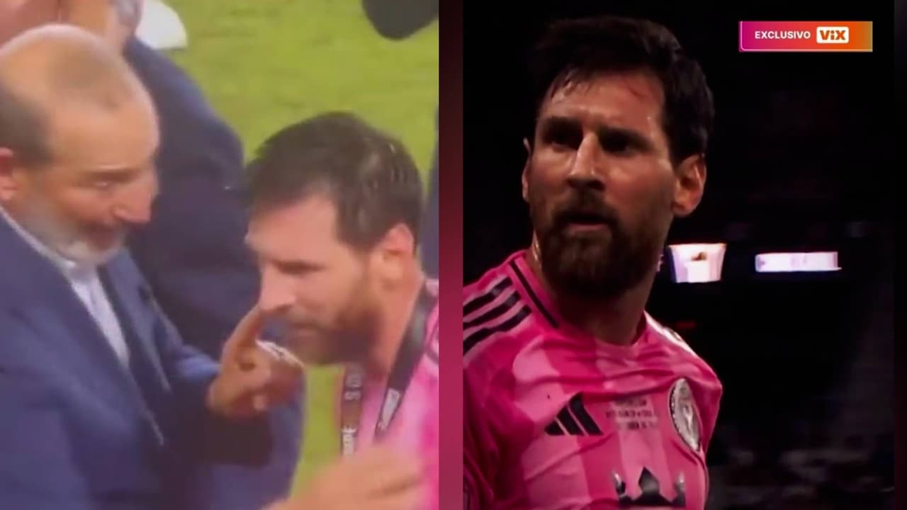 Lionel Messi enfurece en pleno partido contra el Cruz Azul