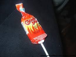 Si te querías dar una buena enchilada, la Gudu pop con chile era la opción.