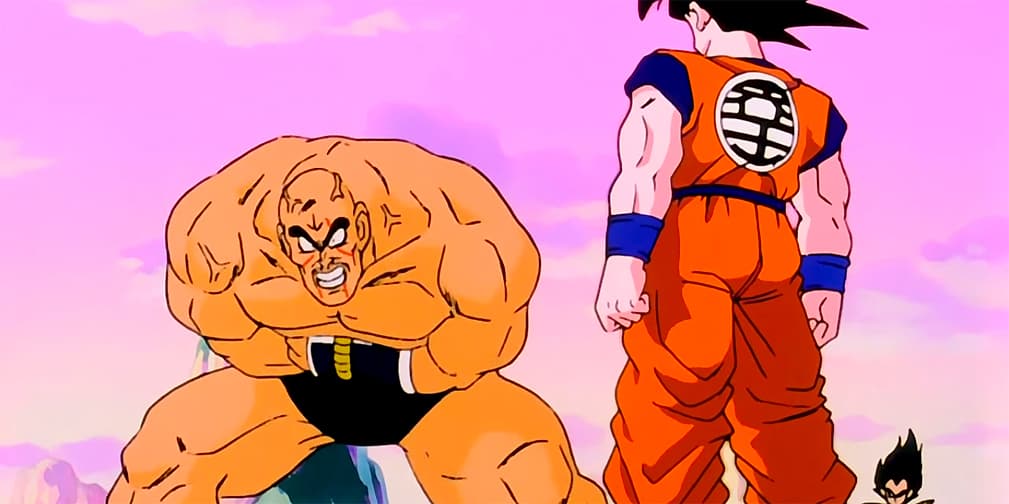 La vez que 'Gokú' le dio una paliza a 'Nappa' ¡sin despeinarse!