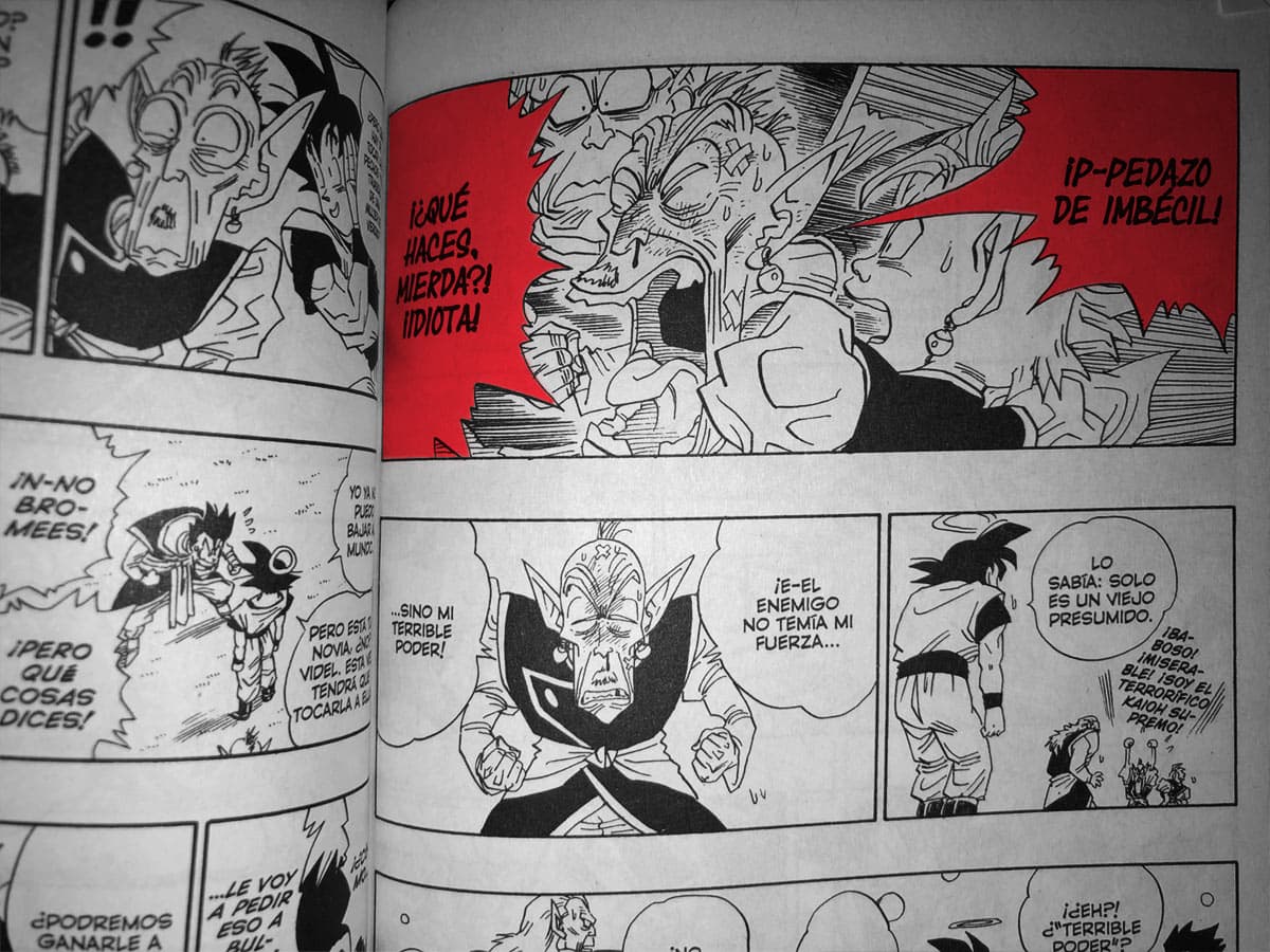 El Kaioh supremo casi le mienta la madre a Goku.