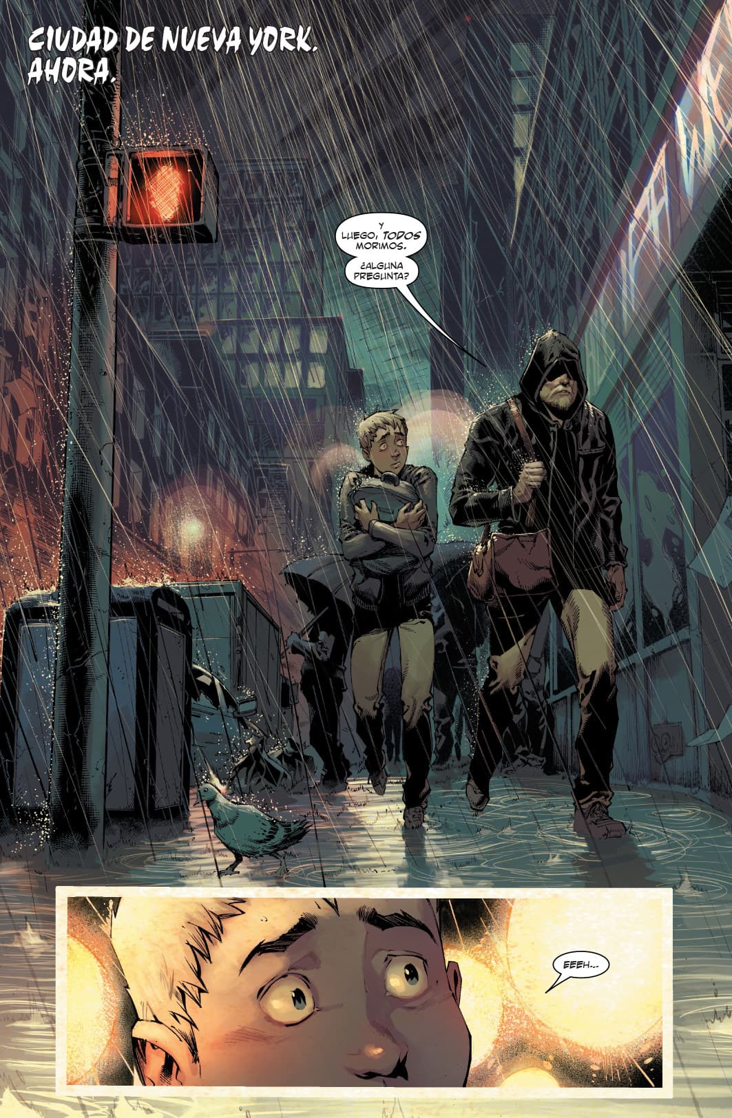 Spider-Man y Venom hacen equipo una vez más para hacer frente a esta locura, aunque el par se ve en desventaja y apenas logran escapar vivos de su rival.