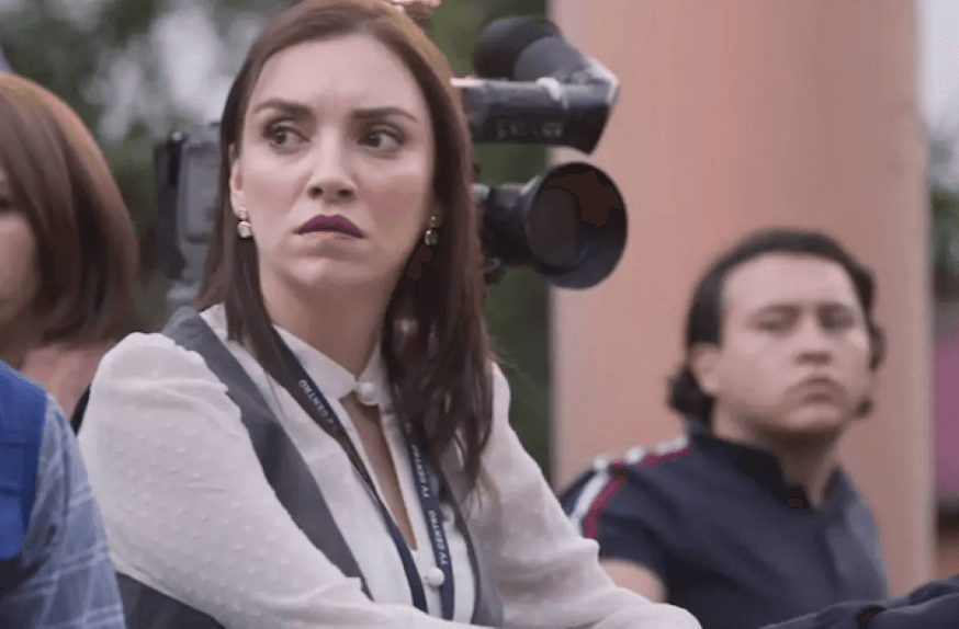 Ya durante la cuarentena la vimos en 'Historia de un Crimen: La Búsqueda', la serie de Netflix basada en hechos reales en la que Blandón interpreta a una periodista que investiga el caso de la desaparición de Paulette.
