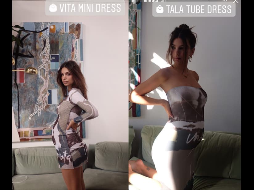 Emily Ratajkowski presume su embarazo