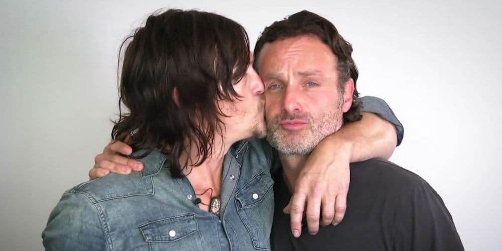 El 'bromance' de Andrew Lincoln y Norman Reedus