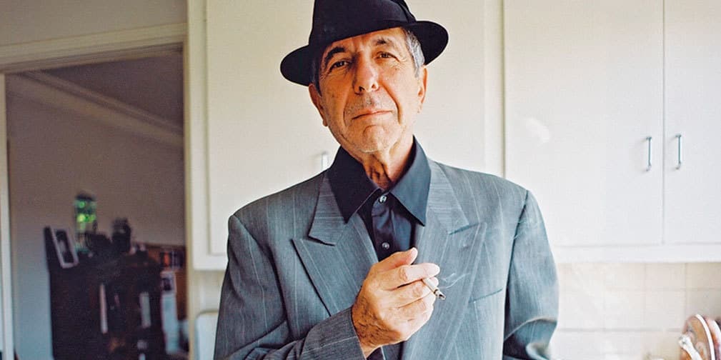 El poeta, novelista y cantautor Leonard Cohen.