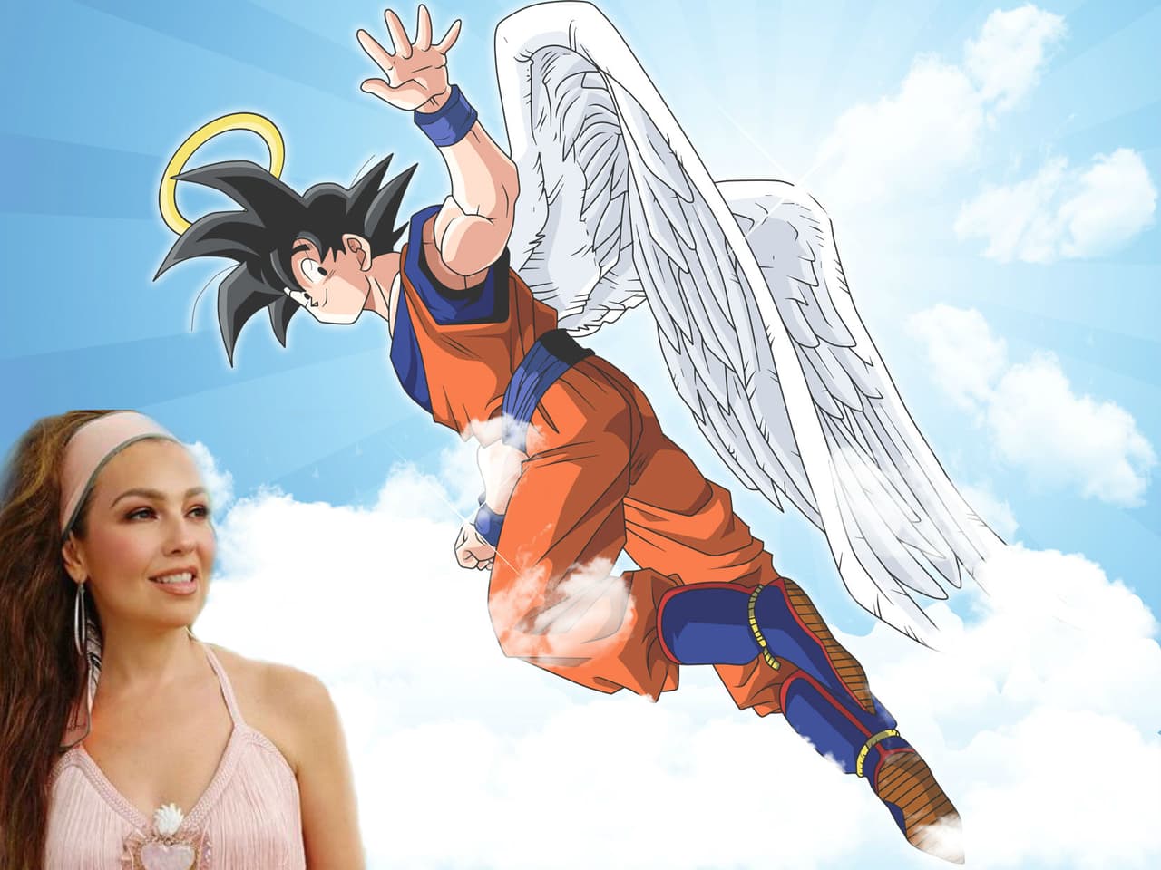 El #ThalíaChallenge llega a 'Dragon Ball'