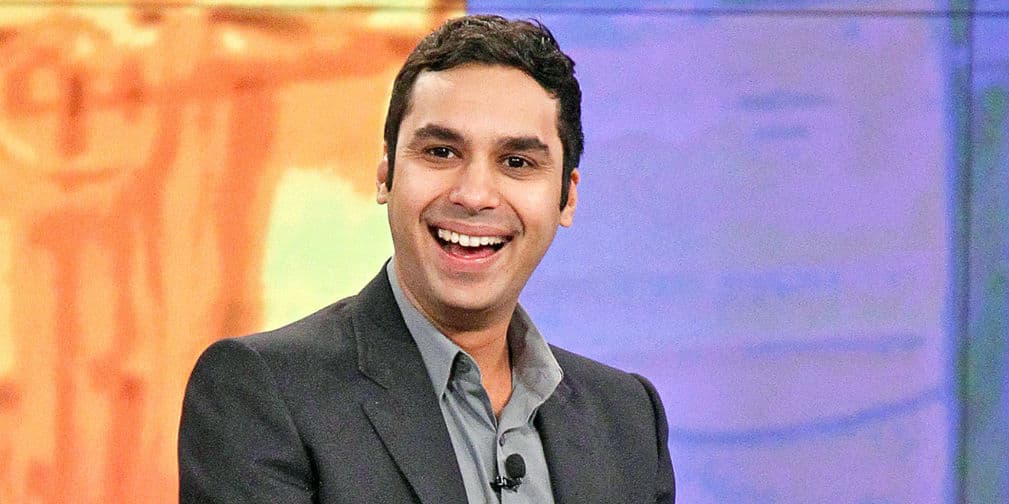 7. Kunal Nayyar: El simpático Rajesh Ramayan Koothrappali tiene un sueldo de 20 millones anuales.