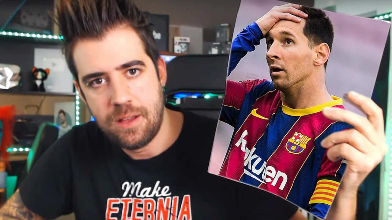 ¡Viejo adivino! ¿Auronplay sabía que Messi se iba? Esta fue su sospechosa reacción en directo