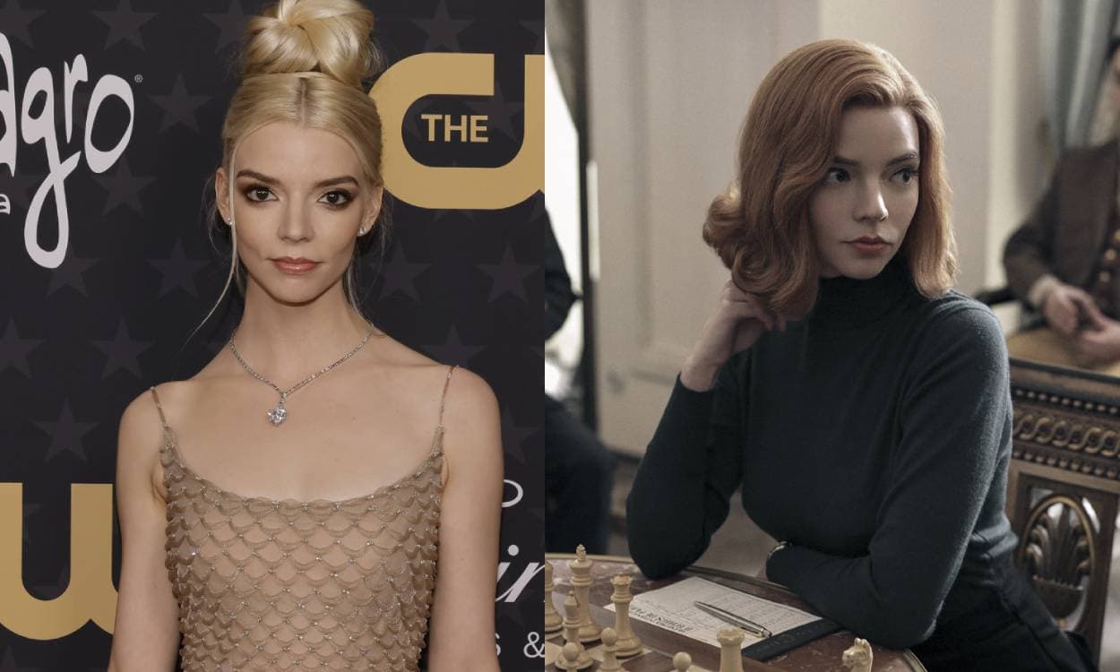 Anya Taylor-Joy ganó un Globo de Oro por la serie 'Gambito de Dama'.