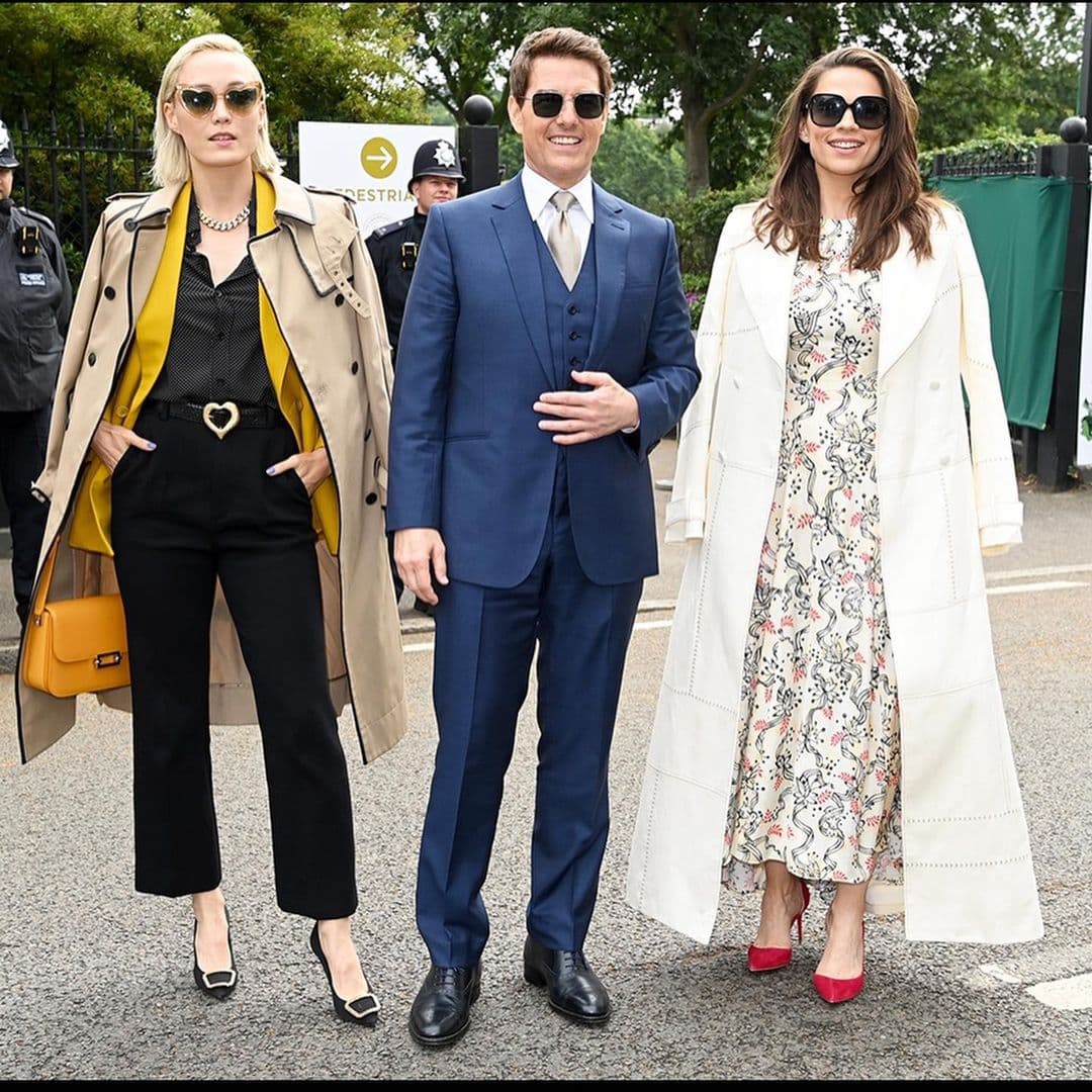 Hayley Atwell y Tom Cruise también asistieron a Wimbledon