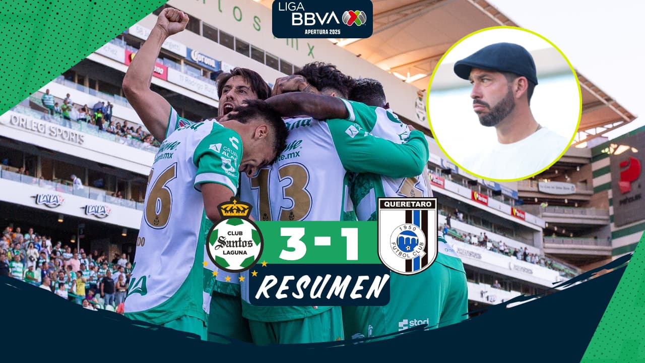 Rinde homenaje a Lapuente, pero Querétaro cae ante Santos 